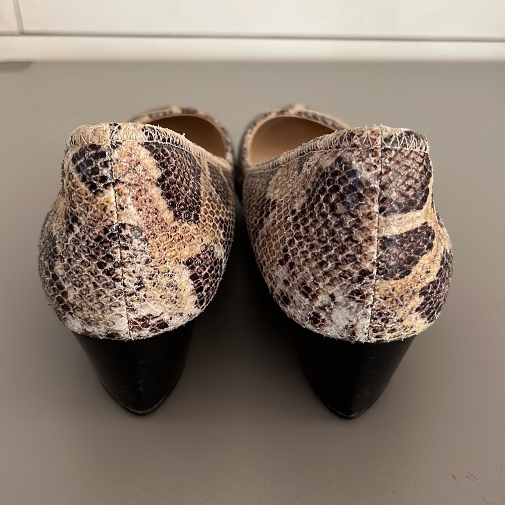 Cole Haan wedge snake print shoe size 10 - Picture 7 of 8